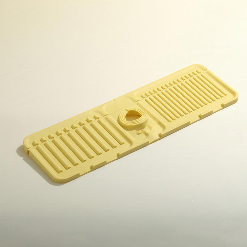 🔥 Faucet Splash Guard Draining Tray Mat